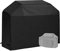 The Fellie BBQ Cover Waterproof 600D, BBQ Covers Heavy Duty Large, Barbecue Covers Rip-Proof Anti-UV, Grill Cover for Garden Patio Outdoor (M - 148 * 61 * 122cm)