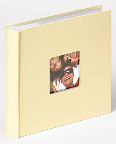 Walther Design Fotoalbum Crème 200 bilder 13 x 18 cm Anteckningsbok med utskuret omslag, Fun ME-116-H