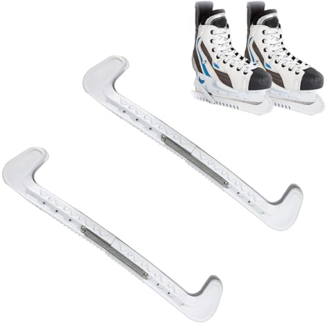 Skate Guards Skridskoskydd och mjuka skridskoskydd, Universal Skridskoskydd för konståkning eller hockey(White)