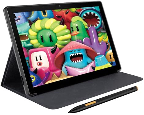 HUION Kamvas Slate 10 Standalone Drawing Tablet with Full-Laminated Screen, 10.1 FHD Digital Art Tablet No Computer Needed, with 4096 Levels Stylus Pen, Android 12, 8GB+128GB for Artist Beginner