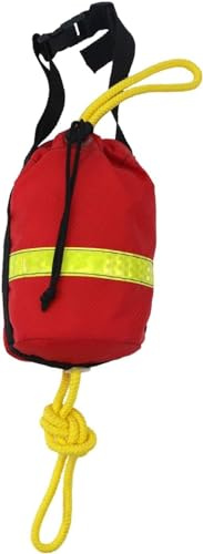 Rope Throw Bag,Safety Throw Bags,Water Rescue Throw Bag,Floating Throw Bag,for Swimming Water Sports (21M)