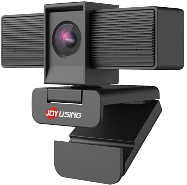 JOYUSING Flip600S 4K Webcam per PC - Ultra 4K HD, autofocus PDAF, microfoni con cancellazione del rumore, FOV 73°, correzione automatica della luce, copertura della privacy, ideale per conferenze