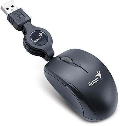 Genius Micro Traveler V2 - Ratón USB óptico 1000DPI, Multicolor