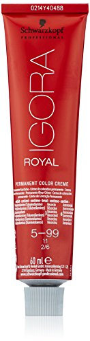 Schwarzkopf IGORA Royal Premium-Haarfarbe 5-99 hellbraun violett extra, 1er Pack (1 x 60 g)