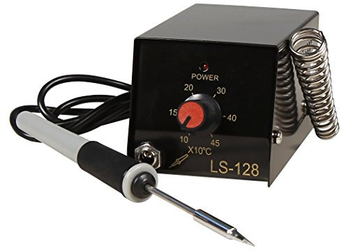 MC POWER - Lötstation | LS-128 | inkl. Micro-Lötkolben 8W, 100-450°C | für Hobby und Beruf | ideal für Einsteiger