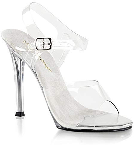 Fabulicious Sandali aperti da donna Gala-08, Trasparente Clr Lucite, 38 EU