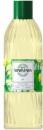 MARMARA Limon Kolonya 80° Flacon PET splash 300 ml | eau de Cologne | Après-rasage | parfum citron | Eau de parfum Classic Citron pour homme et femme