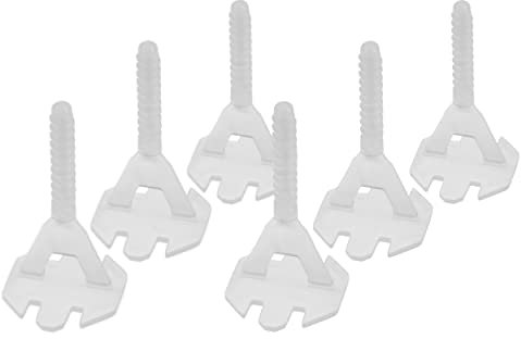 Lantelme® Gewindelaschen Fliesen Nivelliersystem 1mm, 1,5mm, 2mm, 3mm Fugenbreite für Fliesen von 3 bis 17mm Höhe 2mm 1000