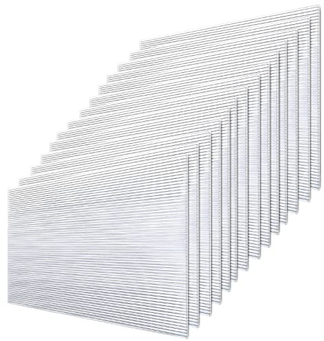 Tubiaz Lot de 14 plaques alvéolaires en polycarbonate pour serre, plaques alvéolaires, plaques de rechange 1210 x 605 x 4 mm, env. 10,25 m²
