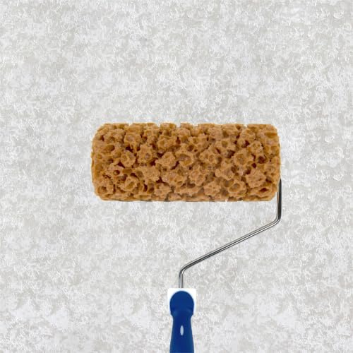 Hanroy Sponge Paint Roller Small 7 for Texture Painting Decorators Brush Tool, Fast and Easy Pattern Art Sponge Roller for Home Wall M90FT