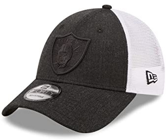 New Era Las Vegas Raiders NFL Truckercap American Football verstellbar Klettverschluss Basecap Kappe weiß schwarz - One-Size