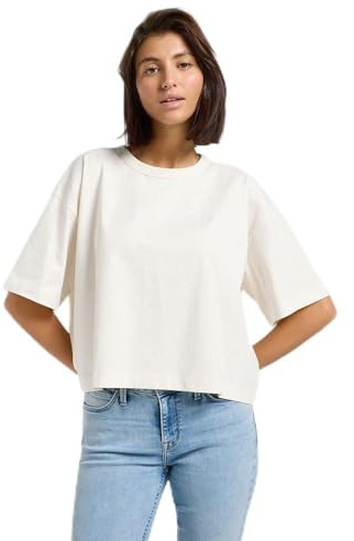 Lee Cropped Boxy Tee T-Shirt Donna