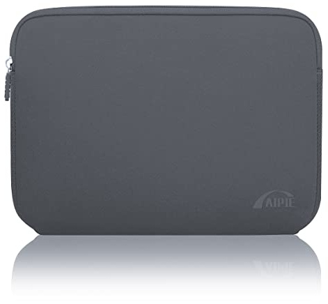 AIPIE Housses Ordinateur 17 17,3 Pouces PC Portable Pochette Ordinateur Sacoches Compatible avec Acer, ASUS, Dell, Lenovo, HP Protection Laptop Sleeve Néoprène Homme Femmes Noir, 17 Pouces