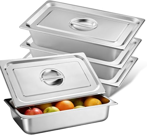 Tegliez Da Fornoz In Acciaio,3 Pezzi 32.5 * 17.5 * 6.5cm Tegliaz Forno Rettangolare Con Coperchio,Teglia Da Forno In Acciaio Inox,Teglia In Acciaio Inossidabile Per Cibo,Cotoletta,Pesce,Piatti,Torte