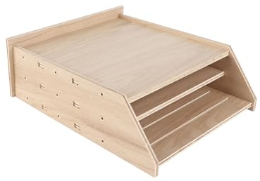 Aramox Casa para Murciélagos Caja para Murciélagos de Madera 24 X 18,3 X 7 Cm Casa para de Madera Tríada Artesanal Resistente a la Intemperie para Al Aire Libre para Jardín Patio Árbol o Montaje en