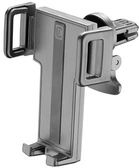 cellularline | Hug - Universale | Supporto Porta Smartphone da Auto per Alette di Aerazione - Universale per Tutti i Cellulari - Rotazione a 360 - Stabile e Solido