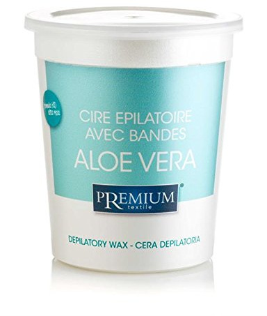 Cire chaude à l'aloe vera de qualité supérieure - 700 ml - Passe au micro-ondes