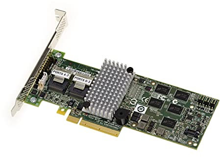KALEA-INFORMATIQUE Tarjeta controladora PCIe 3.0 SAS 6GB 8 Puertos. Modelo LSI 9260-8i con Raid 0 1 5 6 10 50 60 y 512MB de caché DDRII