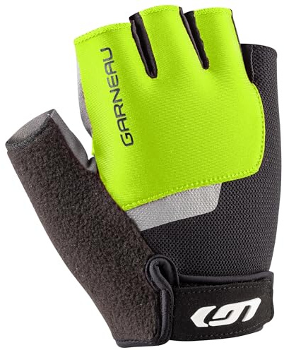 Garneau Men's Cycling Gloves - Biogel Rx - Bright Yellow (Large)