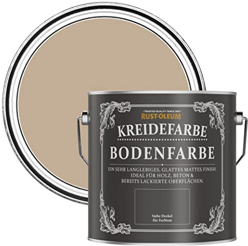 Rust-Oleum Brown Scratch-Proof Floor Paint in Matt Finish - Salted Caramel 2.5L