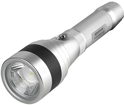 Mares EOS 32LRZ, Torcia per Immersioni Ricaricabile da 3200 Lumen