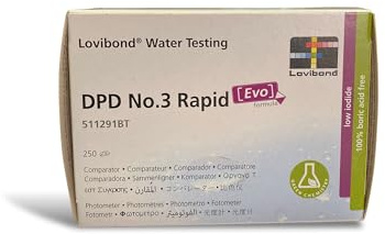 Lovibond DPD3 Rapid 51 12 91BT, Pastiglie Reagenti Per Test Cloro Piscina - 250 Pastiglie