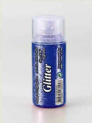 Spargitore con brillantini, fine, 15 g, colori assortiti (blu scuro)