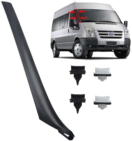 INLY Embellecedor montante parabrisas, lateral delantero derecho compatible con Transit MK7 1589115 1745592 1755017 1470701 1450108 1440080 1381301 1371993 6C11-V03682-AGYYGYYGY Y (200) 6-2014)