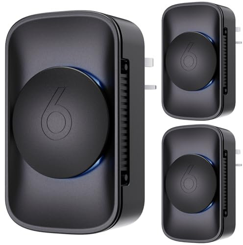 iDiskk Portable Home Plug-in Air Purifier (3 Pack), Negative Ion Air Purifier Suitable for Bedrooms, Pet Rooms, Bathrooms, and Closets oilets, Living Room Portable air purifier