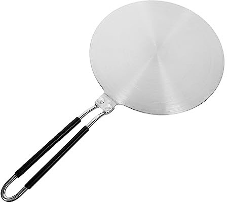 VINTORKY Induktionsplatte Aus Edelstahl Für Kochgeräte Wärmeableitungsplatte Zum Erhitzen Von Töpfen Ohne Induktionsherd Kompatibel Mit Gas Und Elektroherden