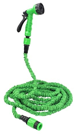 Tuyau extensible jusqu'à 10 m, léger et facile à ranger, fabriqué en matériau résistant et durable