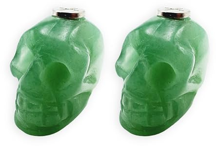 HOODIE CHARMS – Série Skull Stones – Perles Tête de Mort en Pierre Naturelle – Accessoire Unisexe pour Hoodie, Streetwear et Customisation Urbaine