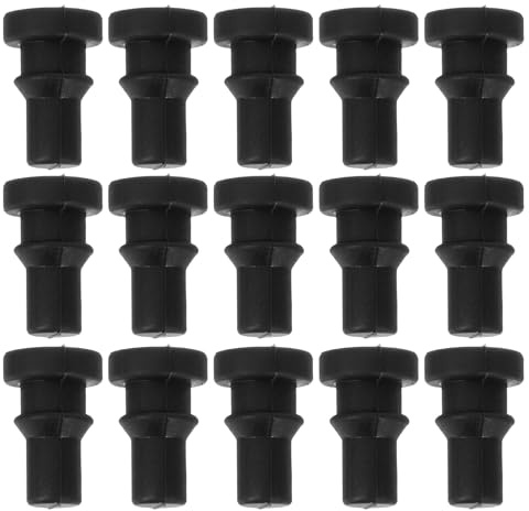 NUOBESTY Accesorios Negros de Patas de Silicona Reemplazables 16 Piezas Fáciles de Instalar para Olla de Cocción Lenta y Arrocera para Electrodomésticos de Cocina Hogar