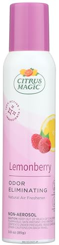 Citrus Magic Natural Odor Eliminating Air Freshener Spray, Lemonberry, 3-Ounce