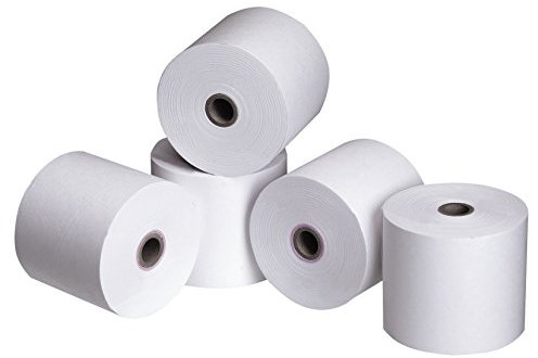 25 Thermorollen 58mm x 50m x 12mm, Bonrollen, Kassenrollen, Thermo-Bonrollen