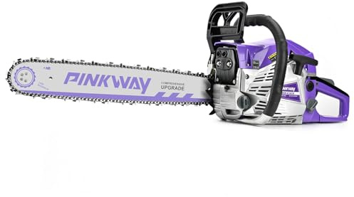2-cycle 63CC Chainsaw Saw Gas Powered 20 Chain Saws Cordless Petrol Saw Handheld Chainsaw for Cutting Wood Trees Branches (63ACK)