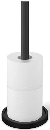 ZACK Edelstahl Ersatz-Toilettenpapierhalter MIMO WC-Rollenhalter schwarz 40286