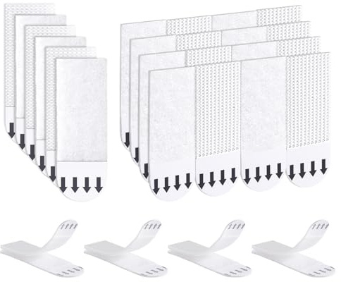 Ainiv Bilder monteringsremsor, 30 stycken affischremsor, monteringsremsor restfri] Powerstrips, monteringsremsor, monteringsremsor för bilder tejp - för affischer, ramar och speglar, 45 x 15 mm