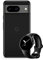 Google Pixel 8 – Unlocked Android smartphone with advanced Pixel Camera, 24-hour battery and powerful security – Obsidian, 128GB Smartwatch, Black with Obsidian Strap