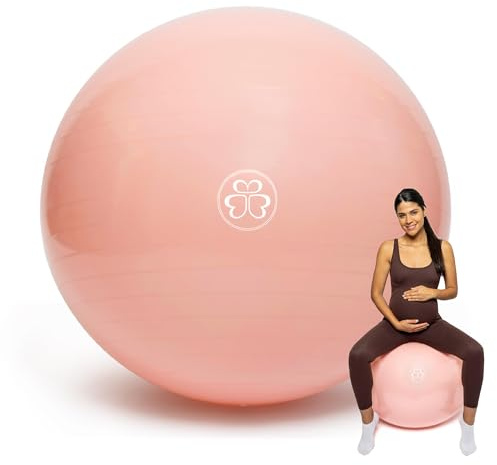 Baby Bump Birthing Ball for Pregnancy & Labor | Maternity, Yoga, Pilates & Exercise Ball | Anti-Burst, Non-Slip Design