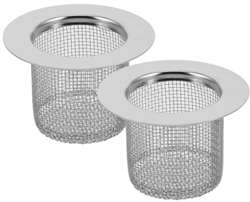 Zerodeko Abflusssieb Aus Edelstahl 6.10Cm Rundes Sieb Mit Haarfänger Für Küche Und Badezimmer Tiefer Ablauffilter Für Waschbecken Und Dusche Gegen Verstopfungen
