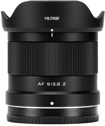 VILTROX 9mm F2.8 Z Objektiv für Nikon Z-Mount, Autofokus Ultraweitwinkel APS-C Prime Objektiv kompatibel mit Nikon Z-Mount Kameras Z5 Z50 Z50II Z6 Z6II Z7 Z7II Z30 Z9 Z8 ZF Z6III ZFC