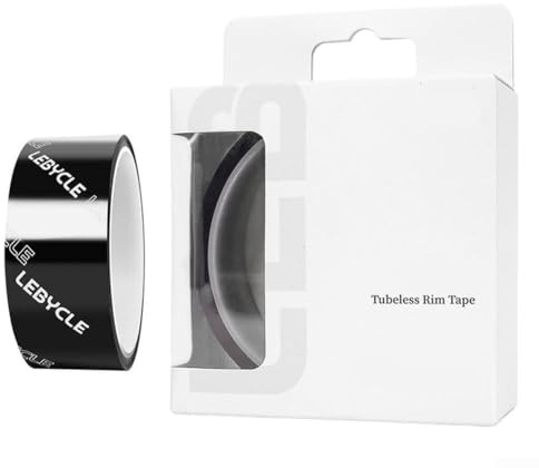 Dolvitrny Tubeless Rim Tape for Bike Wheels – 10m Roll, PET & Silicone Tape in 21/24/27/30/33/36mm Widths – No-Glue Installation, For Durable Sealant Base(36mm)