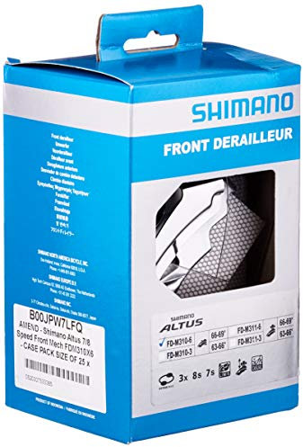 SHIMANO Altus Front Derailleur FD-M310 31.8/34.9mm 7/8S Black by Shimano