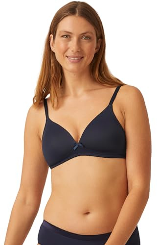 National Geographic Library Soft Cup Padded BH för kvinnor, Mörkblå, 34A