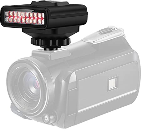 Kamera-Infrarot-Nachtsicht, tragbare LN-3 IR-Nacht-LED-Licht 20PCS Lampen, USB wiederaufladbare einstellbare Illuminator Ersatz, für Indoor Outdoor Fotografie Beleuchtung Zubehör