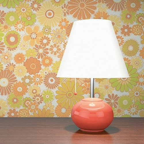 Lenni Flowers M1-No.10927 Papier peint intissé Jaune Vert Tadessi 8,50 m x 0,53 m