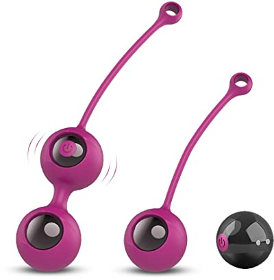 Silicone Kēgēl Bàll 2 in 1 Palline Per il Pelvico Palline,9 Modalità di Màssaggio,USB Ricaricabile,Impermeabile,para Controllo della Vescica ed Esercizi del Pavimento Pelvico per Donna