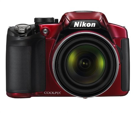 Nikon Coolpix P510 Digitalkamera (16 Megapixel, 42-fach opt. Zoom, 7,5 cm (3 Zoll) Display, GPS, bildstabilisiert) rot