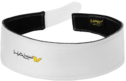 Halo Headbands Sweatband Velcro - Diadema, Blanco (White), Talla única